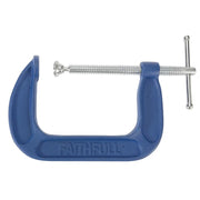 Faithfull Medium-Duty G-Clamp 100mm (4in) - FAIGMD4