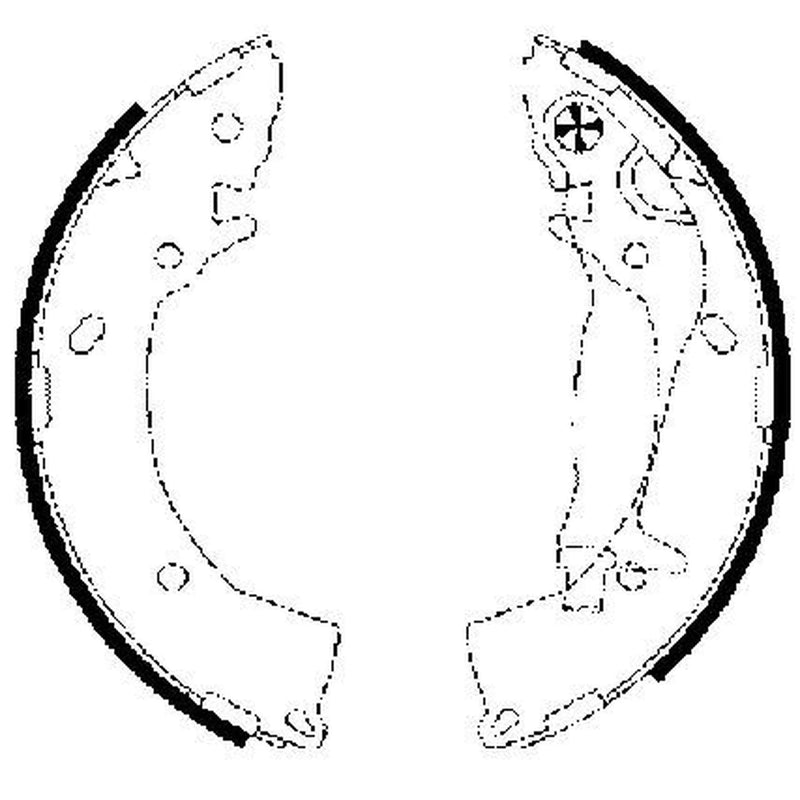 Textar Brake Shoe Set Axle Kit 91063300