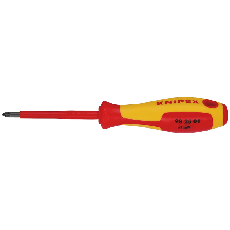 KNIPEX VDE Insulated Pozidriv® Screwdriver PZ1 80mm