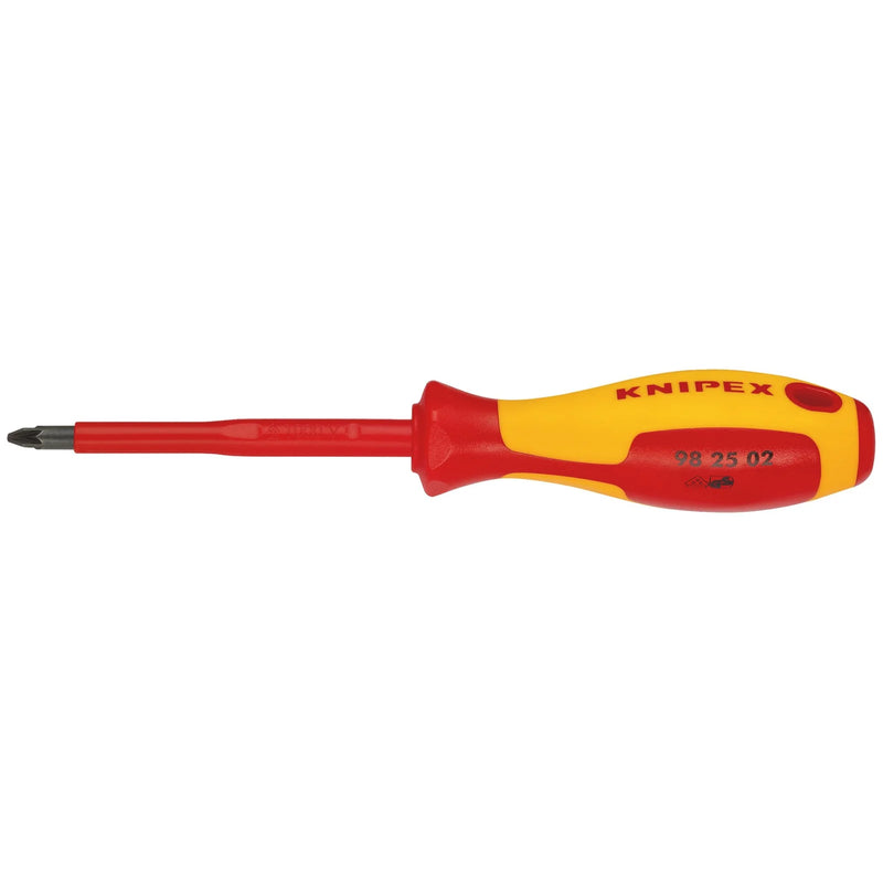 KNIPEX Pozidriv Screwdriver PZ2 100mm Insulated VDE