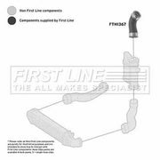 First Line Intercooler Turbo Charge Air Hose FTH1367