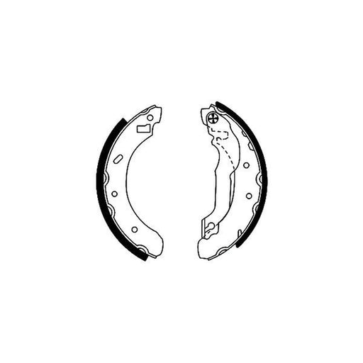 Mintex Brake Shoe Set Axle Kit MFR298
