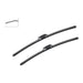 Windscreen Wiper Blade Set 2012 On Bosch Aerotwin For Mercedes Citan Front Bosch  - Town Parts