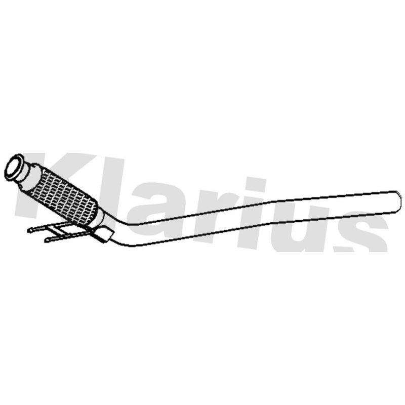 Klarius Exhaust Pipe OD VW1242D