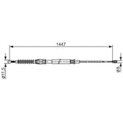 Bosch Handbrake Cable 1 987 482 445