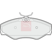Apec Front Brake Pad Set PAD1202