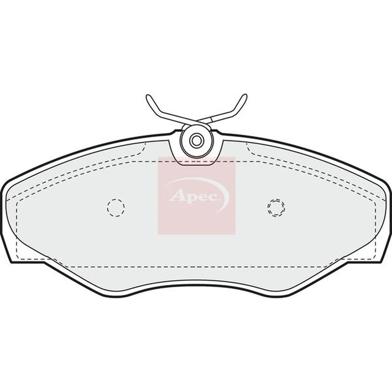 Apec Front Brake Pad Set PAD1202