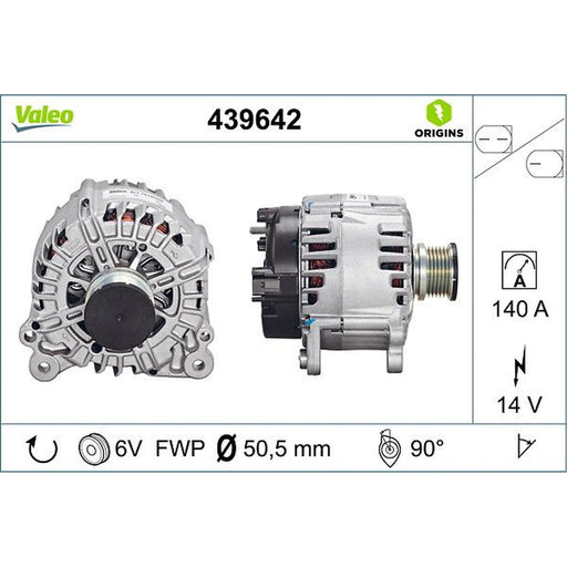 Valeo Car Alternator 12V 439642