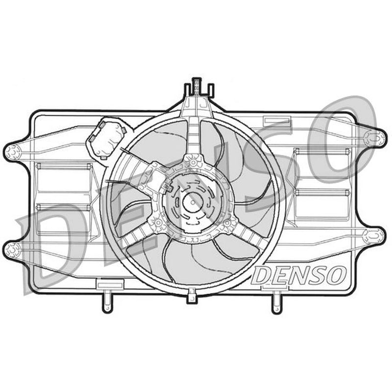 Denso Engine Cooling Fan DER09020