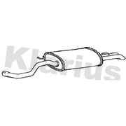 Klarius Box With Tail Pipe Rear VW663K