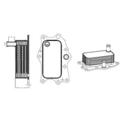 NRF Engine Oil Cooler 31818