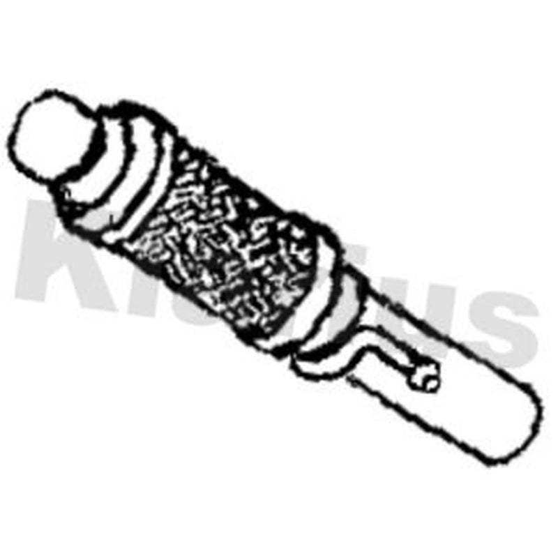 Klarius Exhaust Pipe OD BM1009A