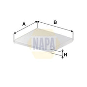 NAPA Cabin Air Filter (Pollen Filter) NFC4012