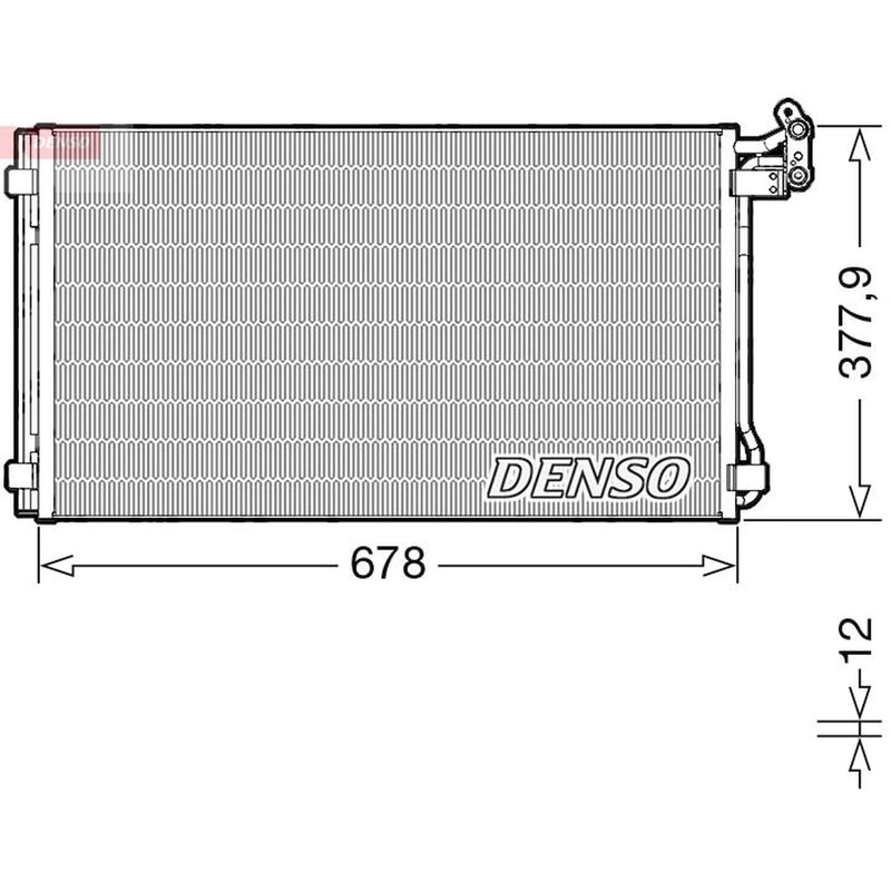 Denso Air Conditioning Condenser DCN32068