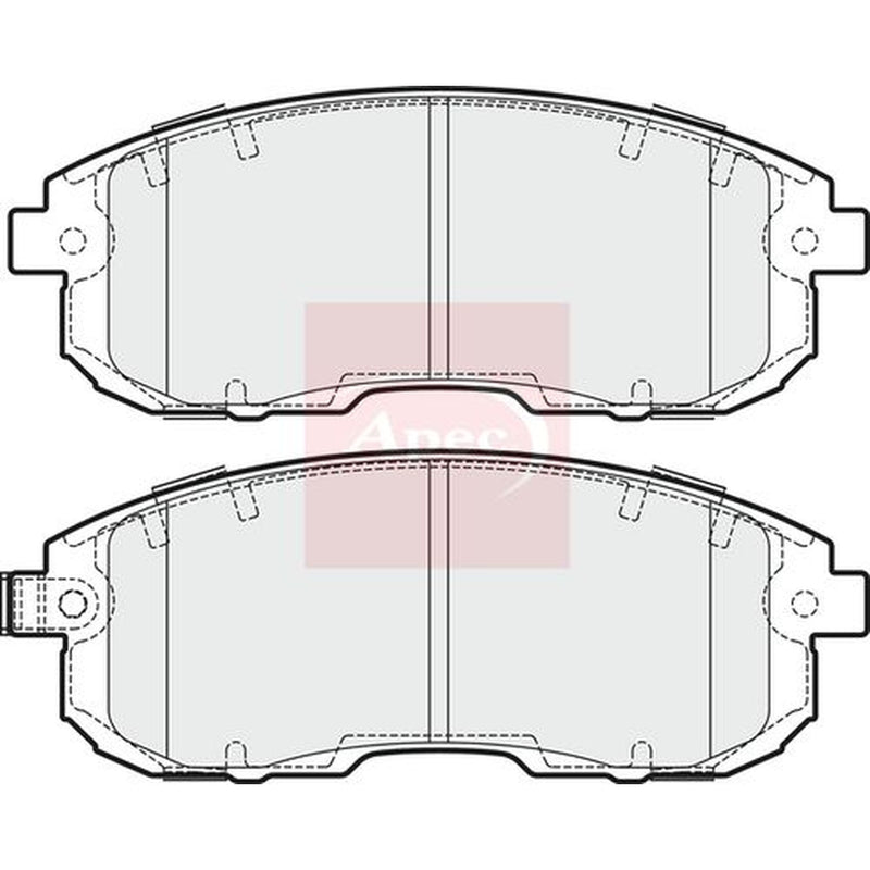 Apec Front Brake Pad Set PAD1756