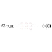 Apec Brake Hydraulic Hose Line Rear HOS4478
