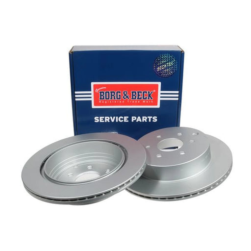 Borg & Beck 2 x Vented Rear Brake Discs BBD5601