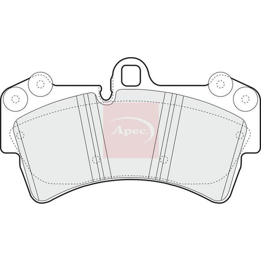 Apec Front Brake Pad Set PAD1317