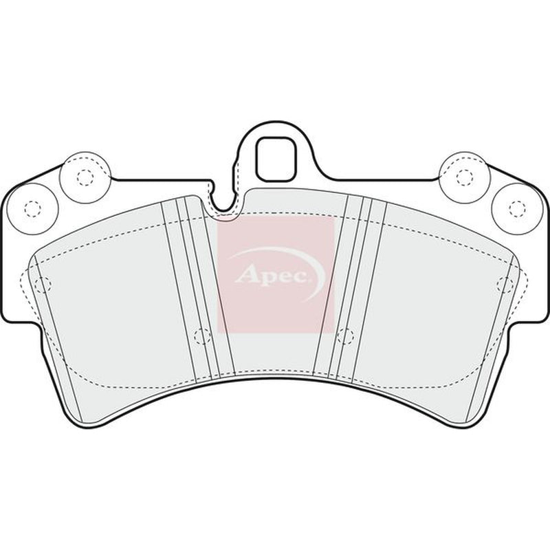 Apec Front Brake Pad Set PAD1317