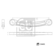 Febi Control/Trailing Arm Upper 176403