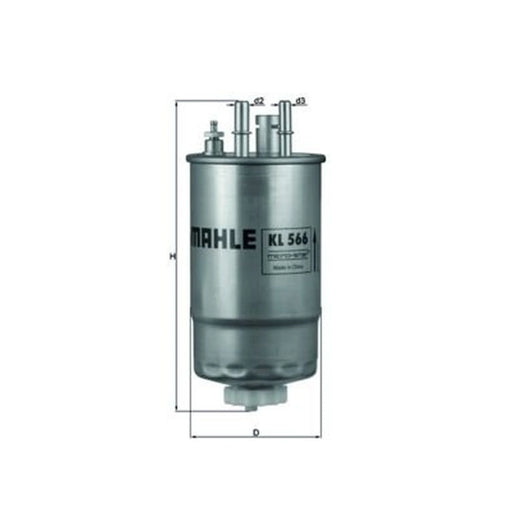 Mahle Fuel Filter Element KL 566