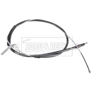 Borg & Beck Handbrake Cable Left Rear BKB3990
