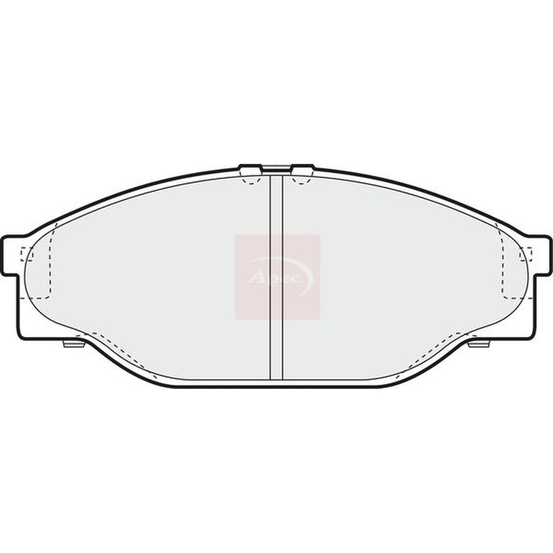 Apec Front Brake Pad Set PAD821