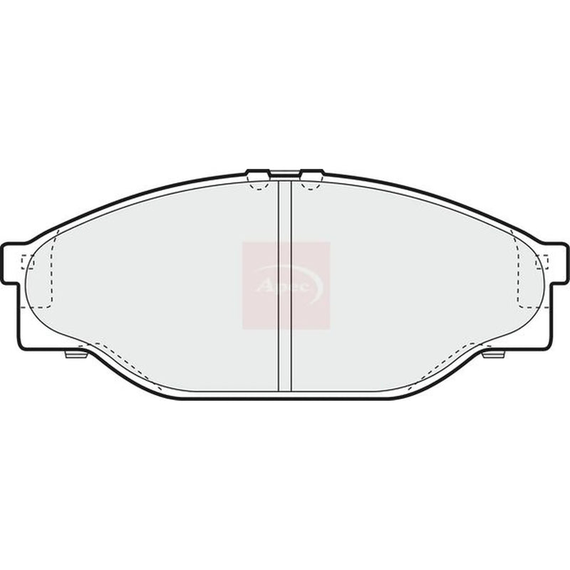 Apec Front Brake Pad Set PAD821