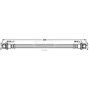 Borg & Beck Brake Hydraulic Hose Line Front Left BBH7888