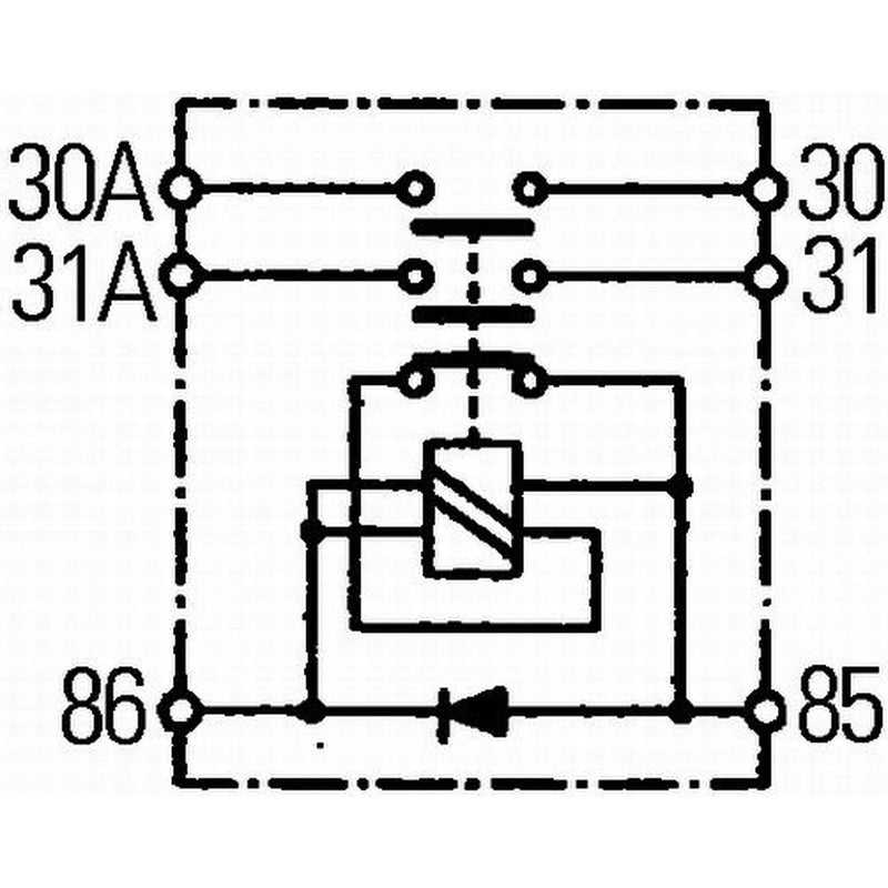 Hella Battery Master Switch 6EK 008 776-001