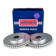Borg & Beck 2 x Front Brake Discs BBD4641