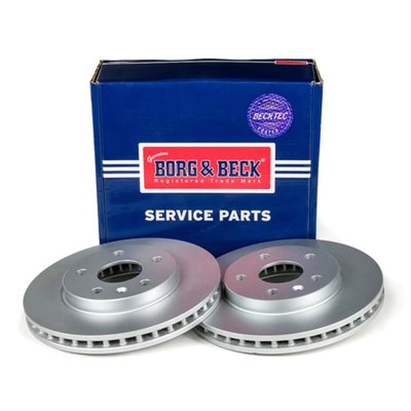 Borg & Beck 2 x Front Brake Discs BBD4641