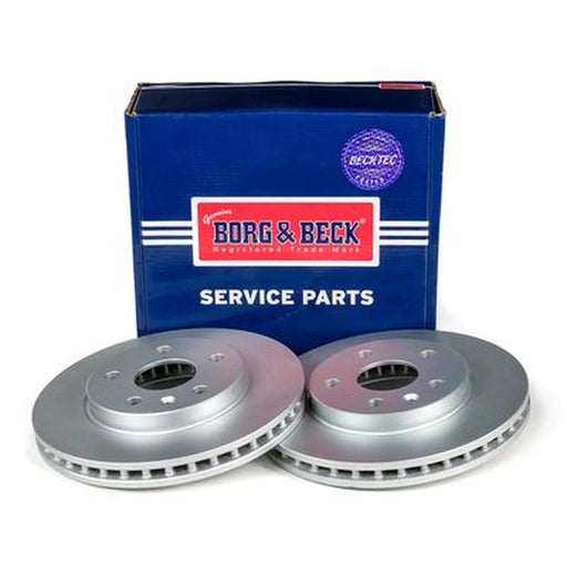 Borg & Beck 2 x Front Brake Discs BBD4641