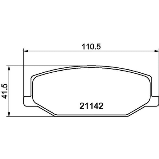 Mintex Front Brake Pad Set MDB1318