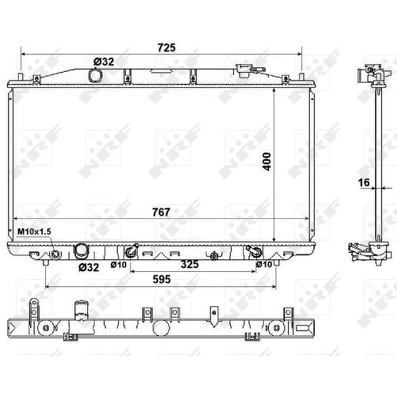 NRF Engine Radiator 53971