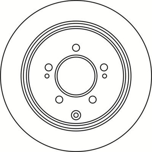 Abtex 2 x Solid Rear Brake Discs BD2013S