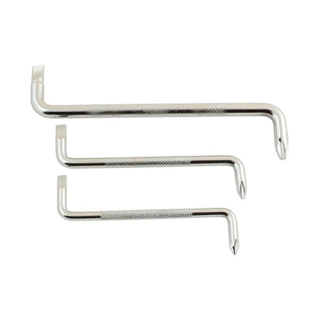 Laser Tools Offset Screwdriver Set 3pc - PL