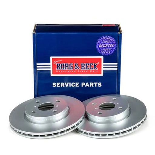 Borg & Beck 2 x Vented Front Brake Discs BBD4604