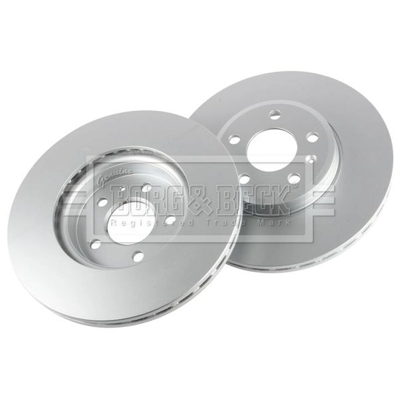 Borg & Beck 2 x Vented Front Brake Discs BBD4689