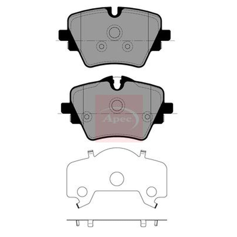 Apec Front Brake Pad Set PAD2651