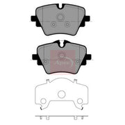 Apec Front Brake Pad Set PAD2651