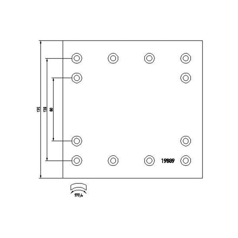 DON Don Cv Brake Lining Set DF36371S7100