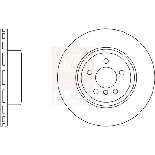 Apec 2 x Vented Front Brake Discs DSK2622B
