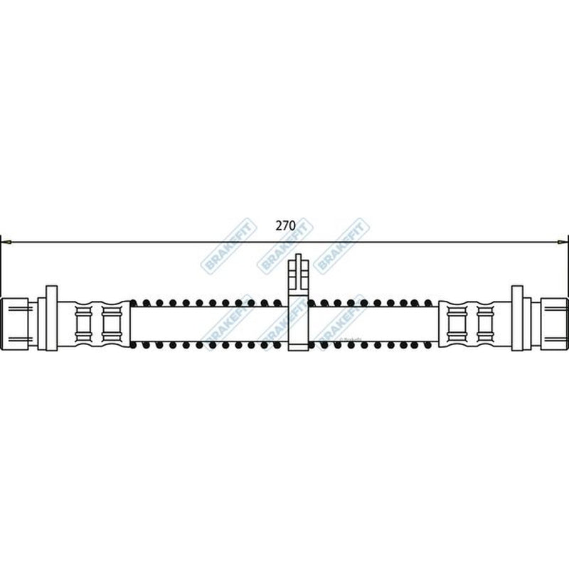 Apec Brake Hydraulic Hose Line Rear BHO4281