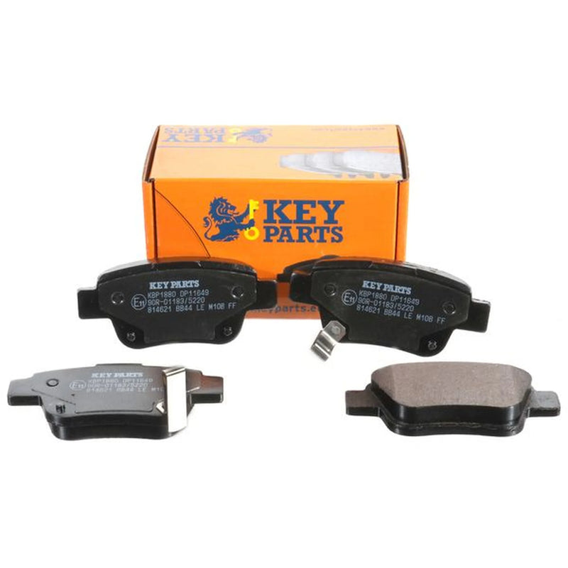 Key Parts 4 x Rear Brake Pad Set KBP1880