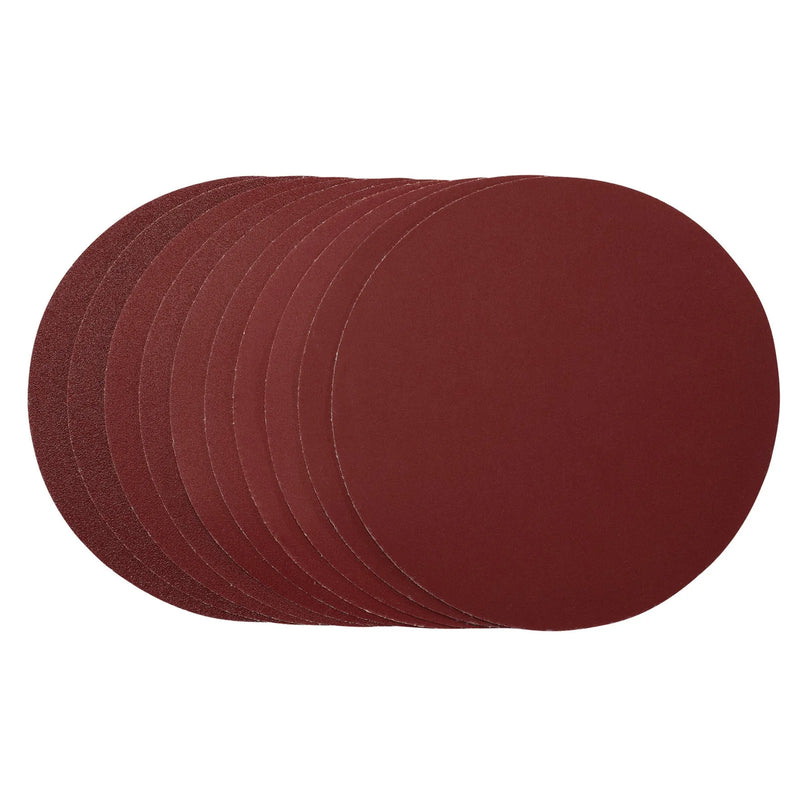 Draper Sanding Discs, Hook & Loop, Assorted Grit, Pack of 10