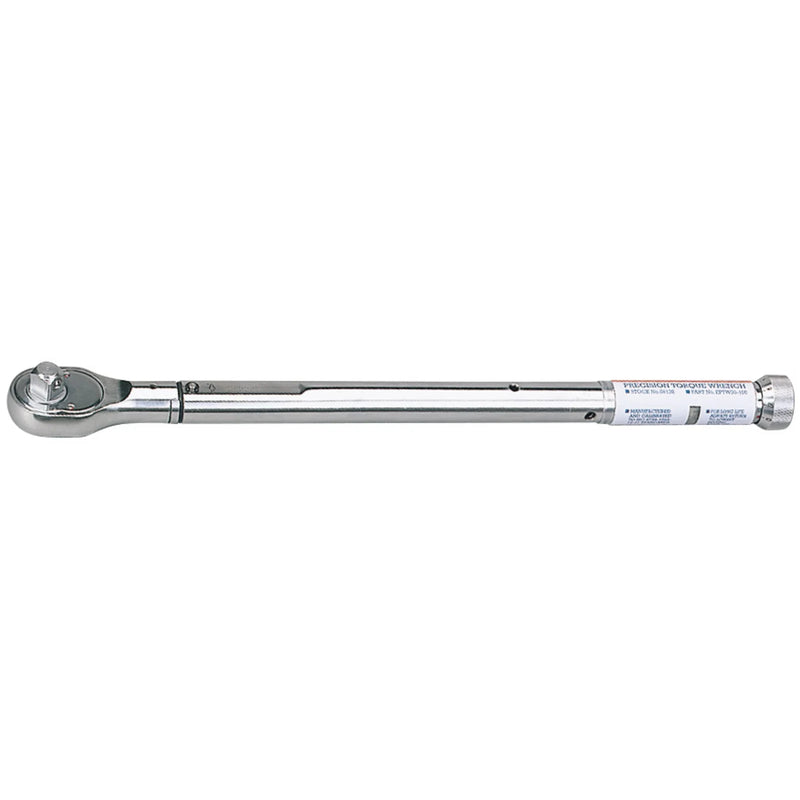 Draper Expert Torque Wrench, 1/2" Sq. Dr., 30-100Nm