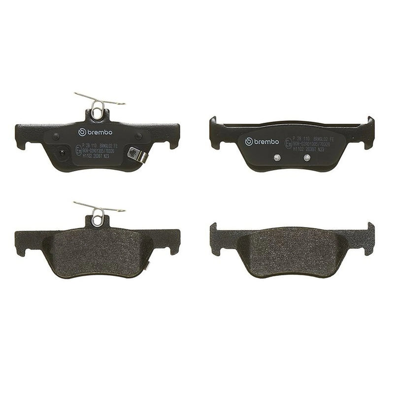Brembo 4 x Rear Brake Pad Set P28110