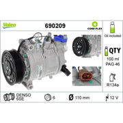 Valeo Air Conditioning Compressor 690209