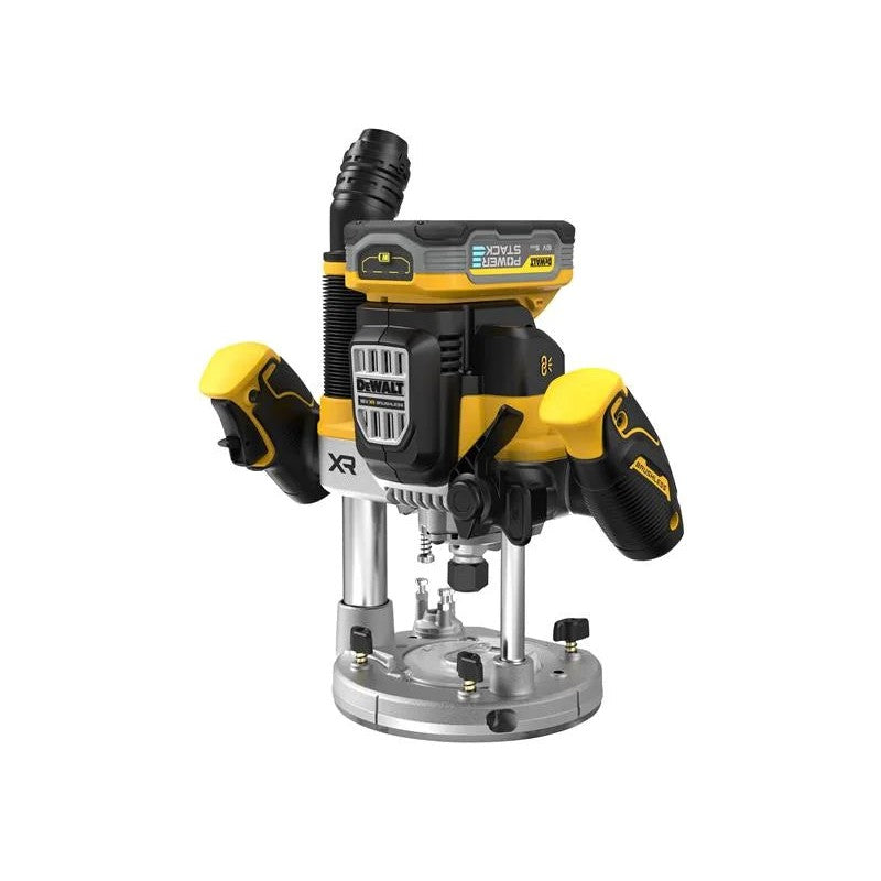 DEWALT Power Tools DCW620H2 1/2in Plunge Router 18V 2 x 5.0Ah POWERSTACK™ Li-ion